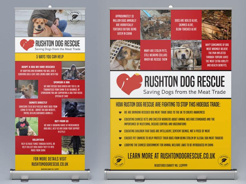 Rushton Dog Rescue Banners