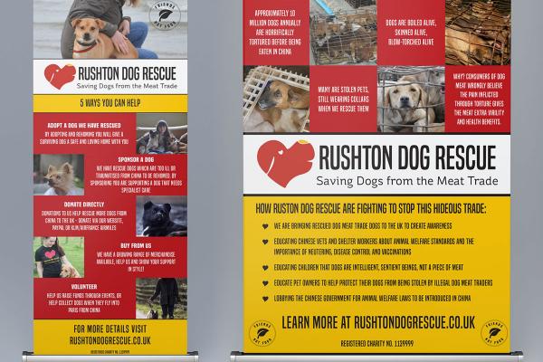 Rushton Dog Rescue Banners